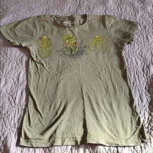 Green Octopus t- shirt